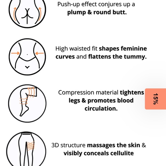 Boom Booty Leggings NWT 2 pairs - Picture 6 of 6